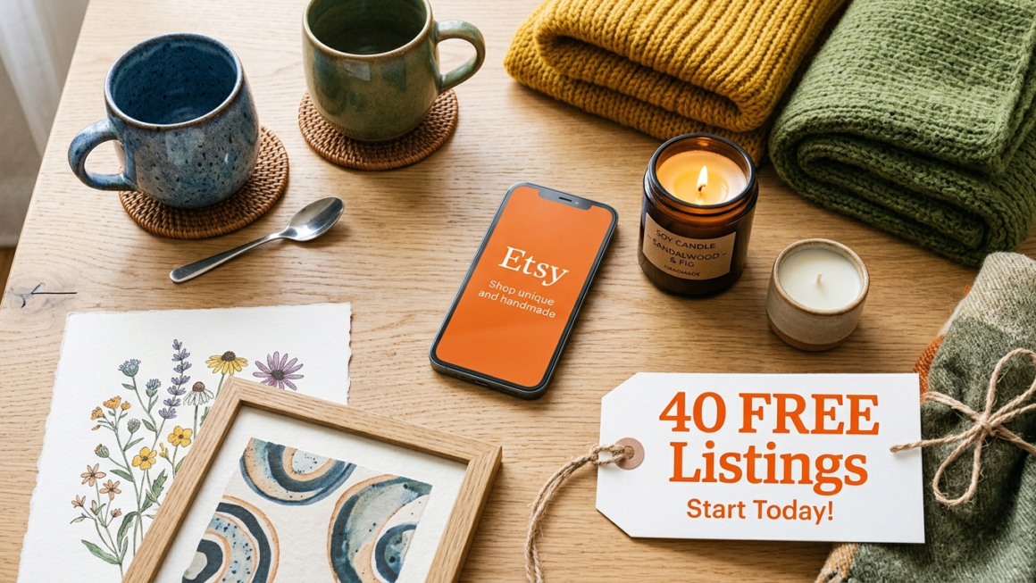 Etsy: Get 40 Free Etsy Listings in 2026